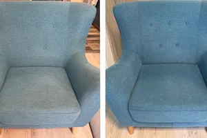 Фотьойл преди и след почистване