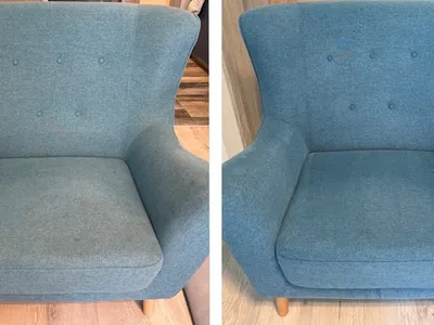 Фотьойл преди и след почистване